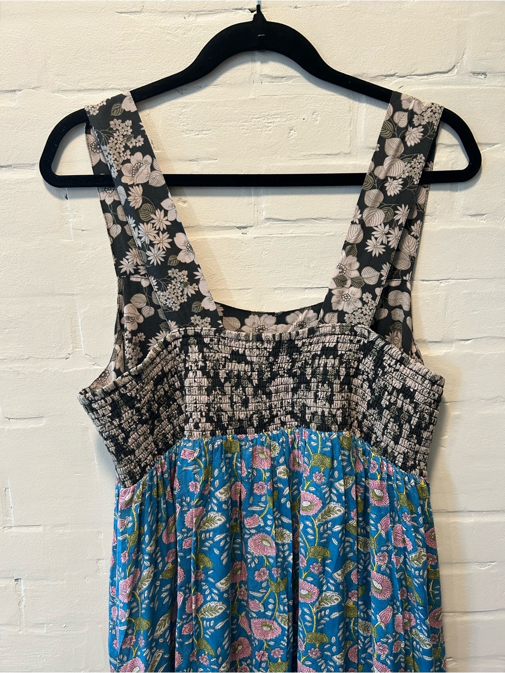 Natural Life Tricia Side Slit Floral Print Maxi Dress Size XL Farmhouse Chic - Picture 5 of 8